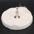 thumbnail image 3 of White cloth polishing disc, flat, cotton, for mirror surface, with handle, 100 mm, 3 of 4