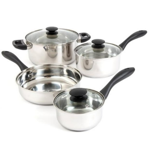 Gibson Home Silver Stream 7Piece Cookware Set