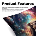 thumbnail image 2 of Starry Animals Exclusive Velvet Throw Pillow Inserts Set of 2 with Unique Patterns - 16x16, 18x18, 20x20 Inches for Pillow Covers and Decorative Pillows for Home, 2 of 6