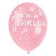thumbnail image 1 of Unique Party - Globo de Látex Diseño Its A Boy/ Its A Girl - Pack de 5 (Rosa/Blanco), 1 of 2