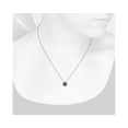 thumbnail image 3 of 2.20 Ct VS1 Excellent Round Cut Genuine Diamond Tanzanite Gemstone Latest Design Pendant for Ladies Solid 18K White Gold With 18 inches Chain, 3 of 6