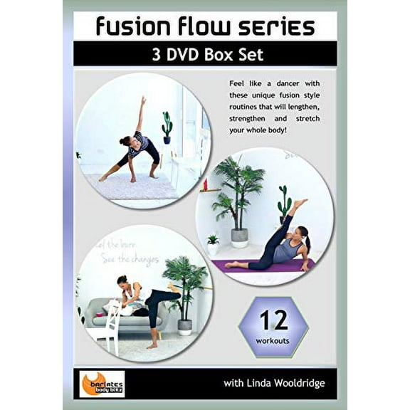Barlates Fusion Flow Series 12 Workouts on 3 DVDs Set [DVD]