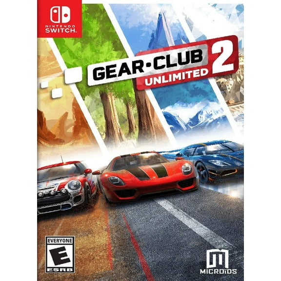Restored Gear Club Unlimited 2 (Nintendo Switch, 2018) Racing Game (Refurbished)
