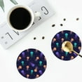 thumbnail image 5 of Balery 6 Pcs Sea Jellyfishleather Coasters Set, Drink Table Cup Coasters For Living Room Kitchen Coffee Decor, 5 of 9