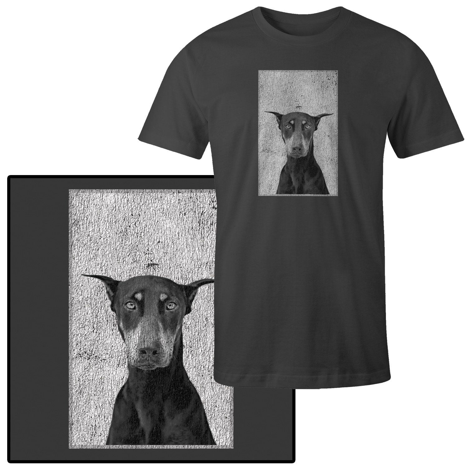 Mad Marble - Men's Doberman Pinscher Dog Puppy T-Shirt - Walmart.com