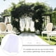 thumbnail image 5 of Cortinas transparentes blancas plisadas para ventanas, cortinas de tul arqueadas para bodas, cortinas de novia, 5 of 6