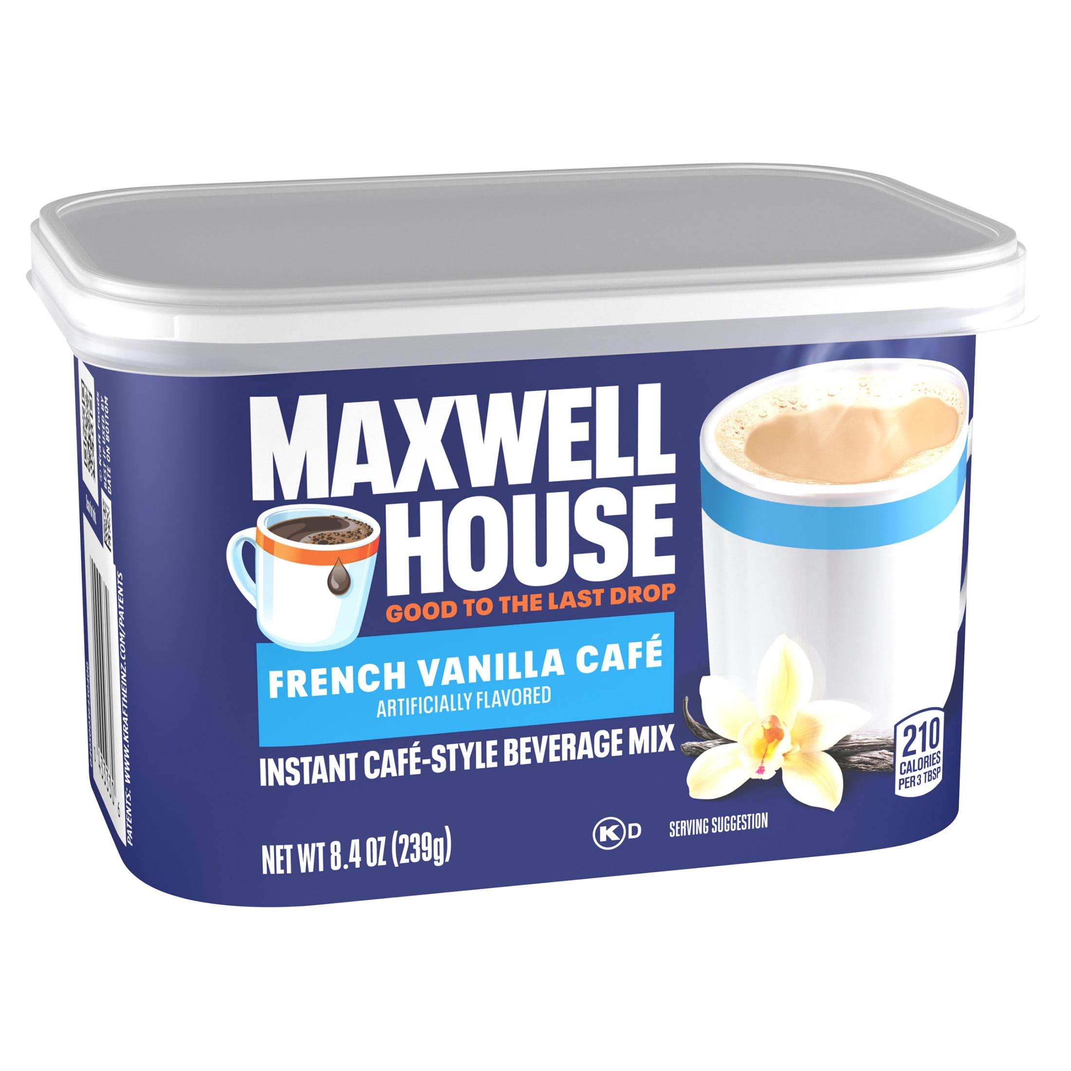 4 pack) Maxwell House International French Vanilla Cafe Beverage