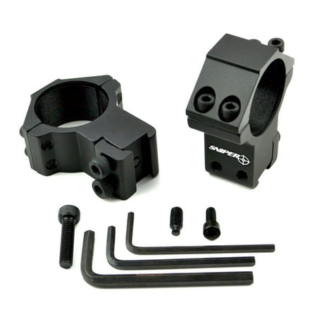 Sniper® Meidum Profile 30 mm Scope Rings for Dovetail