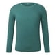 thumbnail image 4 of Camiseta de manga larga de color liso para hombre: cuello redondo holgado, para todas las estaciones, material de poliéster, tallas S-XXXL., 4 of 5