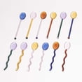 thumbnail image 3 of Naiyafly Glass Mixing Spoon High Borosilicate Beautiful Clear Coffee Beverage Stirrer, 3 of 8