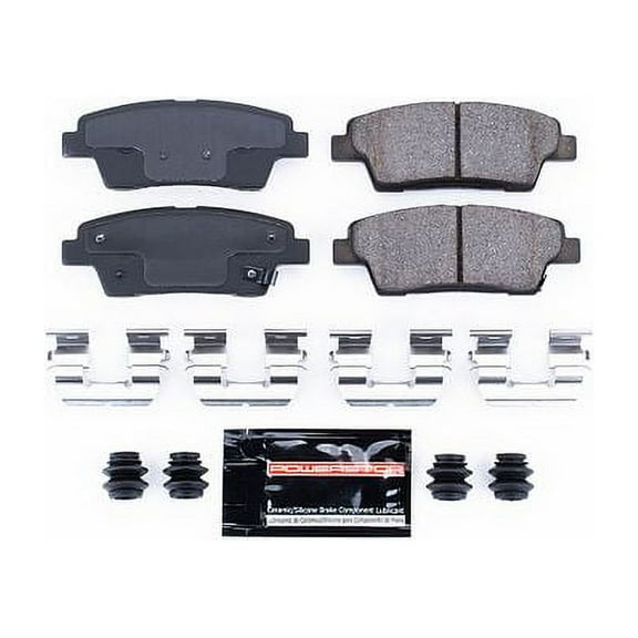 Power Stop Z23-1551 Z23 Evolution Sport Carbon Fiber-Ceramic Brake Pad -Rear