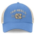 thumbnail image 2 of Men's Top of the World Carolina Blue North Carolina Tar Heels Heritage Waylon Trucker Adjustable Hat, 2 of 4