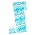 thumbnail image 4 of Toalla para silla de playa, portátil, versátil, de microfibra, para tumbona azul, 4 of 8