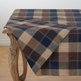 thumbnail image 5 of SARO 8571.M70160B 70 x 160 in. Rectangle Stitched Plaid Cotton Blend Tablecloth - Multi Color, 5 of 5