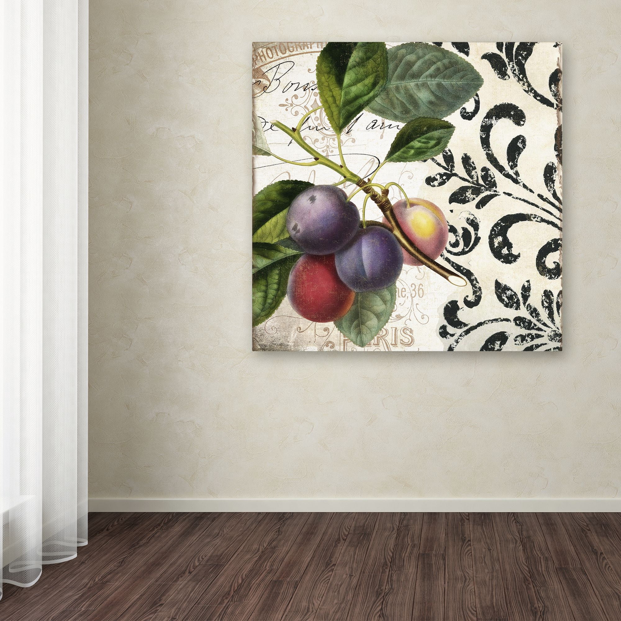 Trademark Fine Art "Les Fruits Jardin III" Canvas Art by Color Bakery