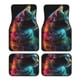 thumbnail image 1 of Balery Neon Spectrum Cat Portrait Juego de 4 Alfombrillas para Auto, Revestimientos de Caucho Resistente, Diseño Antideslizante, 1 of 7