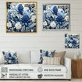 thumbnail image 4 of Designart "Harmonious Blue Bonnets Minimalism" Blue Bonnets Floater Framed Canvas Wall Art, 4 of 5