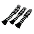 thumbnail image 1 of Juego de 3 palos de golf Knit Headcover Driver Fairway Wood Hybrid Head Cover, gris Sharpla Pom Pom Headcover, 1 of 8