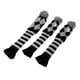 thumbnail image 1 of Juego de 3 fundas tejidas Cola Pom Pom Headcover para palos de golf Driver Wood Fairway gris, 1 of 8