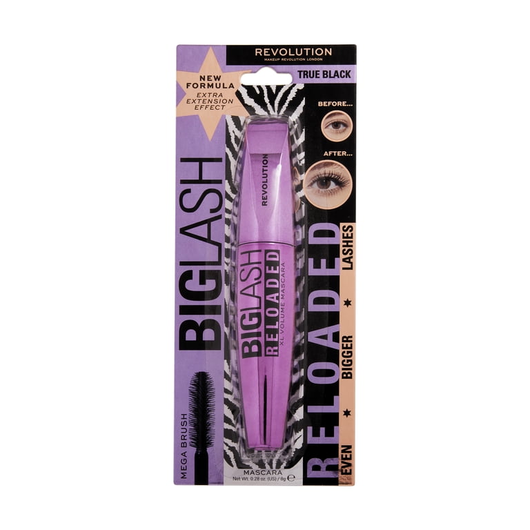 Mascara Makeup Revolution Big Lash Waterproof - Volume XL - Noir - Résistant à L'eau - Neuf