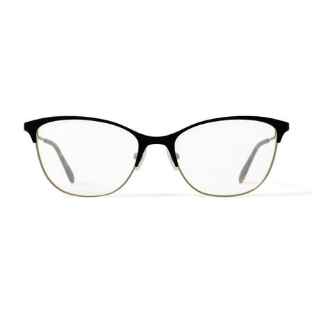 Walmart Women's AF315 Cat Eye Prescription Eyeglasses with Case, Brown