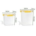 thumbnail image 6 of AURORA TRADE Plastic Drink Dispenser with Spigot, 3.5L 4.5L Beverage Dispenser Cold Drink Container for Iced Tea, Lemonade, Fridge, Bar, Party, Lock Lid, 6 of 8