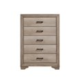 thumbnail image 2 of Natural Tone Wooden Chest With 5 Drawers In Brown- Saltoro Sherpi, 2 of 2