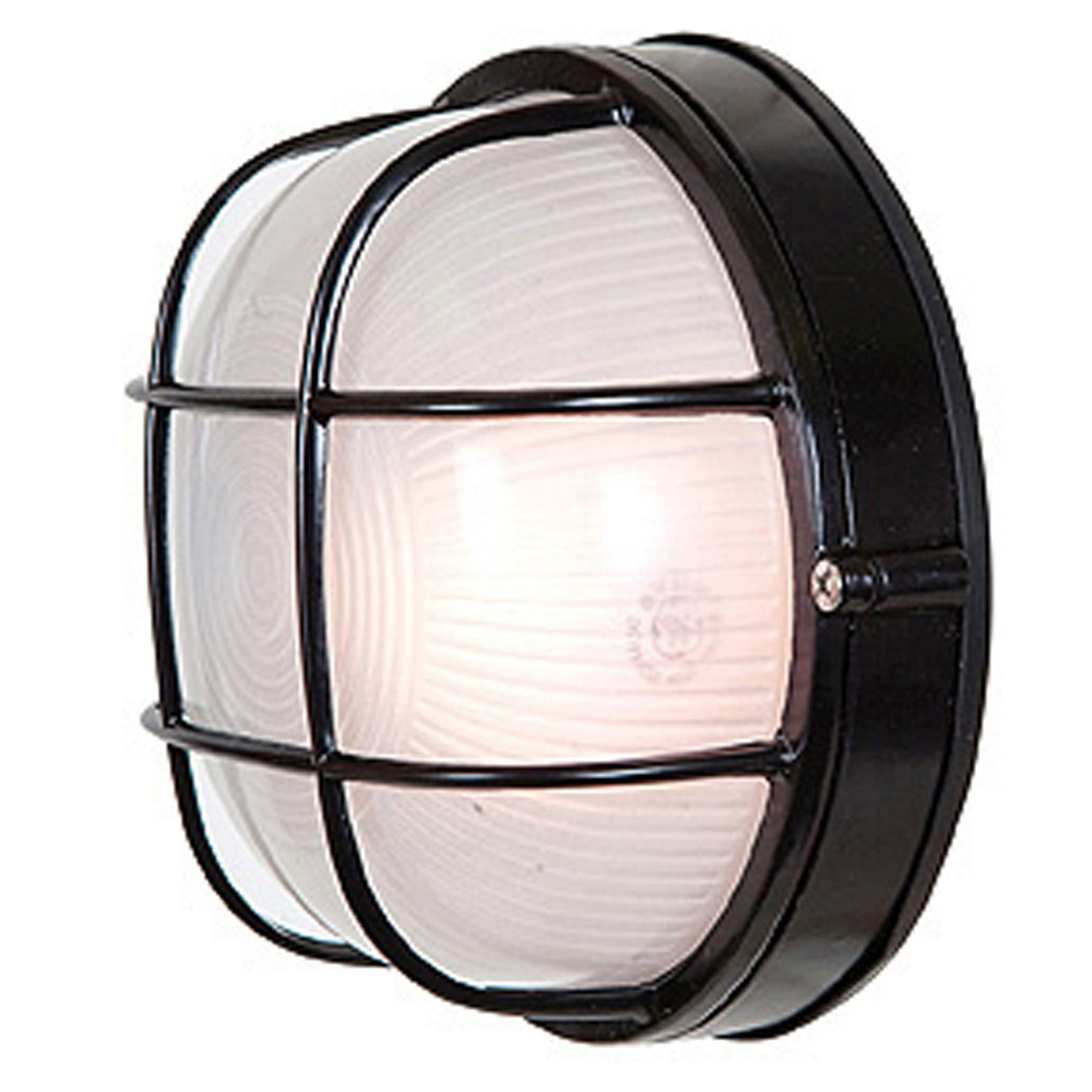 20296LEDDLP-BL/FST Access Lighting Nauticus - 9.5 Inch One Light Outdoor Bulkhead Wall Mount-Black Finish
