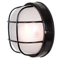 thumbnail image 2 of 20296-BL/FST Access Lighting Nauticus-- One Light Wall Fixture-Black Finish, 2 of 4