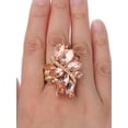 thumbnail image 2 of Women's Vine Marquis Stone Stud Fashion Stretch Ring, Padparadscha, 2 of 3