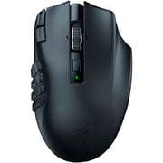 Open Box Razer RZ01-03600100-R3U1 Naga V2 HyperSpeed MMO Wireless Gaming Mouse with 19 Programmable Buttons - Black