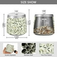 thumbnail image 2 of Yayeee Ashtray with Lid for Cigarette Smokeless Stainless Steel Home Ash Holder, Lush Greenery, 2 of 7