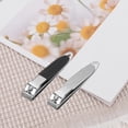 thumbnail image 5 of Unique Bargains 9 Pcs Net Pattern Nail Clippers Set Toenail Clippers Black, 5 of 6