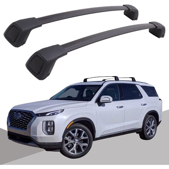 NIXFACE Upgraded Roof Rack Cross Bar Fit for 2019-2023 Hyundai Palisade SE SEL Limited Calligraphy Lockable Cargo Crossbars Carrier