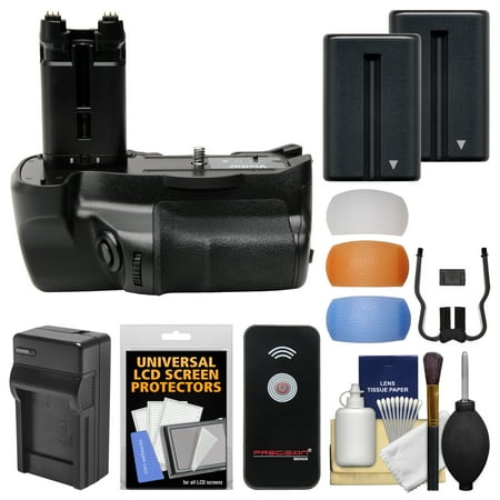 Vivitar VG-C77AM Multi-Power Battery Grip for Sony Alpha A77 & A77 II DSLR Cameras + 2 NP-FM500H Batteries & Charger + 3 Flash Diffusers + Remote Kit Vivitar VG-C77AM Multi-Power Battery Grip for Sony Alpha A77 & A77 II DSLR Cameras + 2 NP-FM500H Batteries & Charger + 3 Flash Diffusers + Remote Kit