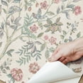 thumbnail image 6 of Better Homes & Gardens Blush Bird Botanical Peel and Stick Wallpaper 30.75 Sq. ft, 6 of 9