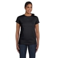 thumbnail image 1 of Hanes 5680 T-Shirt Décontracté pour Femmes, Col Rond, Taille 3, Extra Large, Noir, 1 of 4