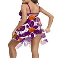 thumbnail image 2 of AMERTEER Women Tankini Set Swimsuit Floral Mesh Patchwork Tops Shortst, 2 of 6