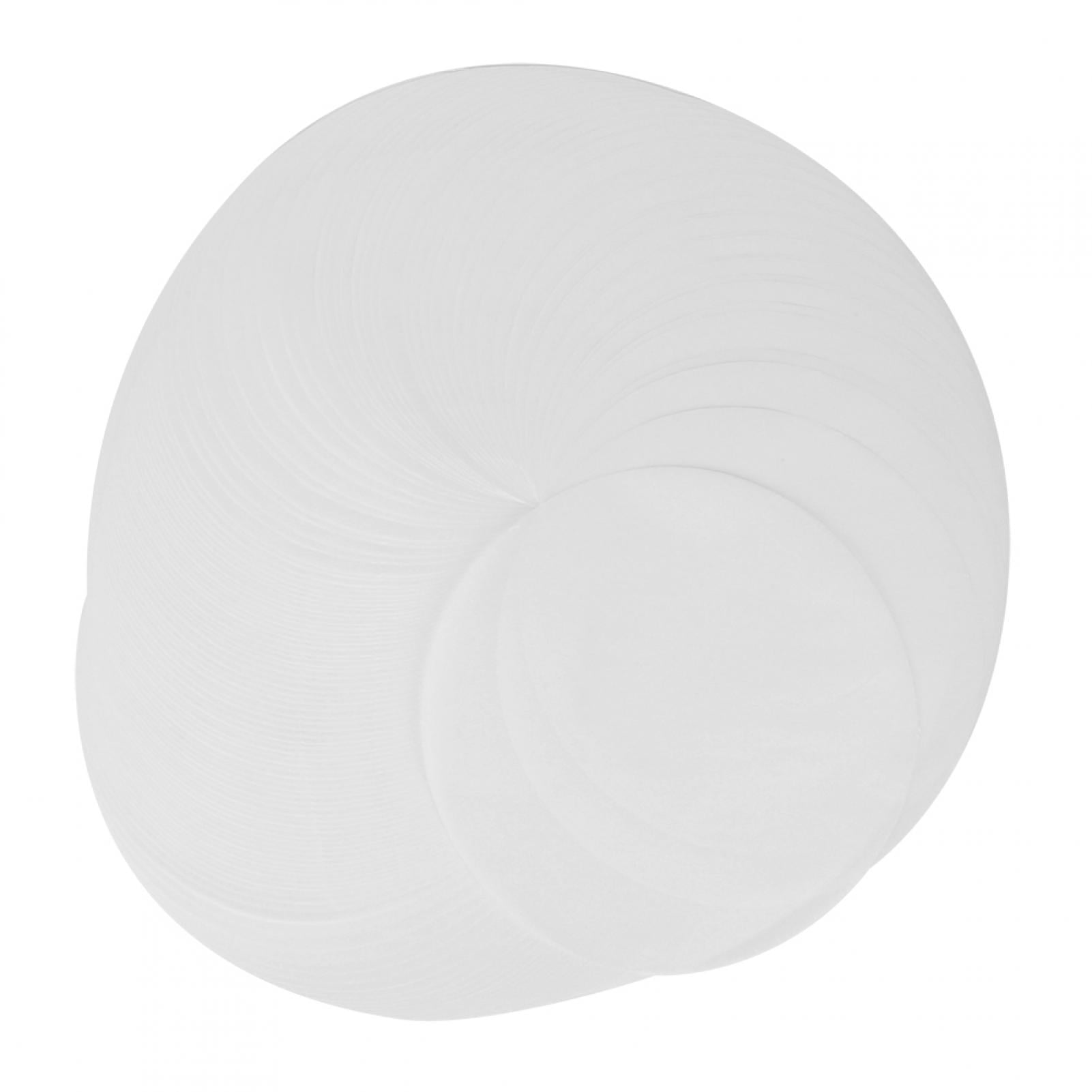 BIMZUC 500Pcs Round Parchment Paper Sheets 9.8 inches / 25 cm, Waterproof Non-Stick Perforated Baking Oil Paper for Barbecue, Oven, Air Fryer, Bamboo Steamer, Kitchen Cooking Tools, White