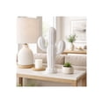 thumbnail image 2 of Contemporary Wooden Cactus Figurine for Home Decor - Modern Sculpture for Bathroom, Office, and Living Room Decor - Artful Ornaments for Shelf and Coffee Table Display - 18", White & Brown, 2 of 13