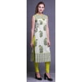thumbnail image 3 of Bimba Tuniques Droites pour Femmes Imprimées Sans Manches Kurti Décontractée Robe Moyen, 3 of 5