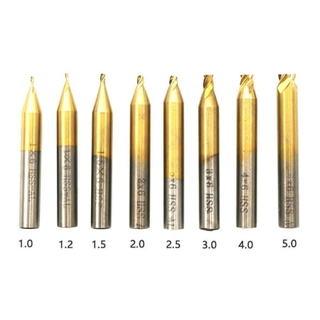 

Joernso 1.0-5.0mm HSS Twist Drill Bit Cutter Locksmith Tools for Key Cutting Machine