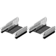 thumbnail image 1 of Percha Metal para Pantalones Antideslizante Ahorra Espacio Acero Inoxidable (negro) 10 Uds., 1 of 2