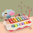 thumbnail image 3 of Juguete Musical para bebés, juguete educativo para edades tempranas, instrumento Musical de juguete para regalos de Nad rojo Zulema Instrumentos musicales para niños, 3 of 7