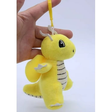 Dagonite Plush Keychain Backpack Bag Clip, 4" tall