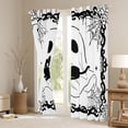 thumbnail image 3 of Feelyou Funny Halloween Ghost Blackout Curtains Set of 2 (52x84 Each), Gothic Spider Web Window Curtains, Teens Boys Girls Kids Curtains and Drapes, Curtains and Drapes Room Decor, 3 of 6