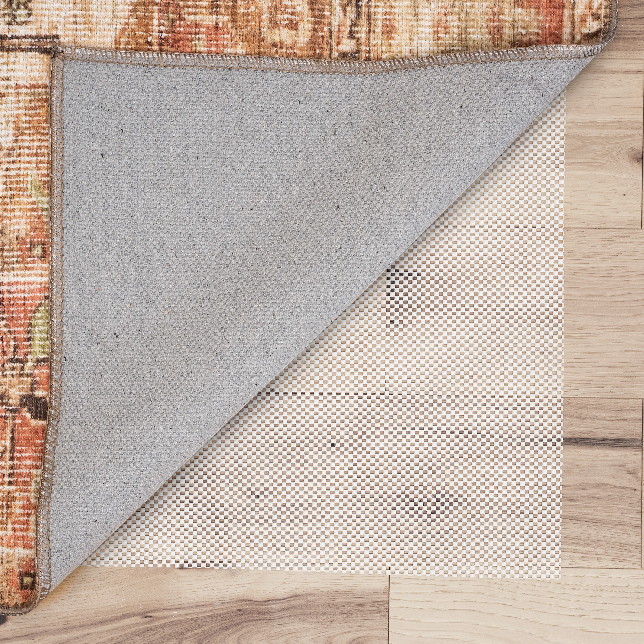 Bliss Rugs PVC Area Rug Gripper Thick Non-Slip Rug Pad for Area Rugs Hardwood Floors , 2'x3'