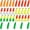 Mixed 7 Colors-35pcs, variant on Peg Floats Fishing Bobbers, Foam Cigar Fishing Floats Bobbers Catfish Peg Floats Slip Fishing Bobbers with Pipe Plug for Catfish Santee Rig Freshwater Saltwater