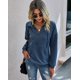 thumbnail image 2 of Sudadera PRETTYGARDEN casual de manga larga para mujer, azul oscuro, 2 of 6