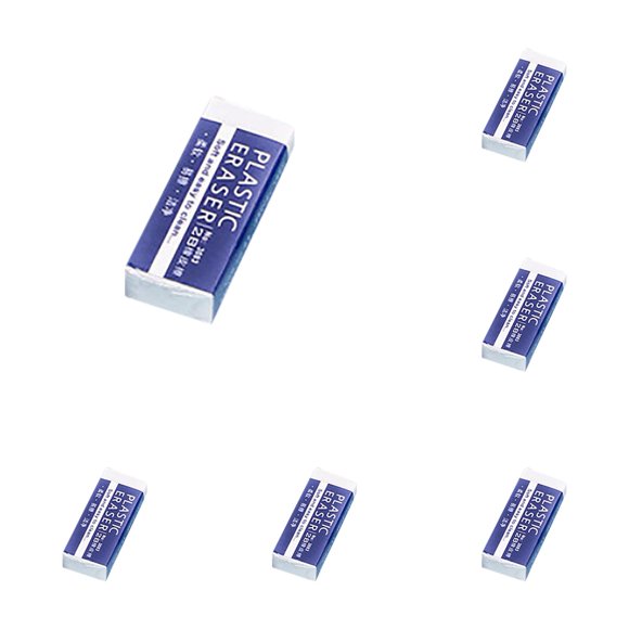 Clearance! Yuehao Stationery 2B Eraser Student Children Eraser Art Sketch Painting Pencil Eraser Learning Stationery6Pcs Stationery 2B Eraser 3083 Large Size6 Erasers